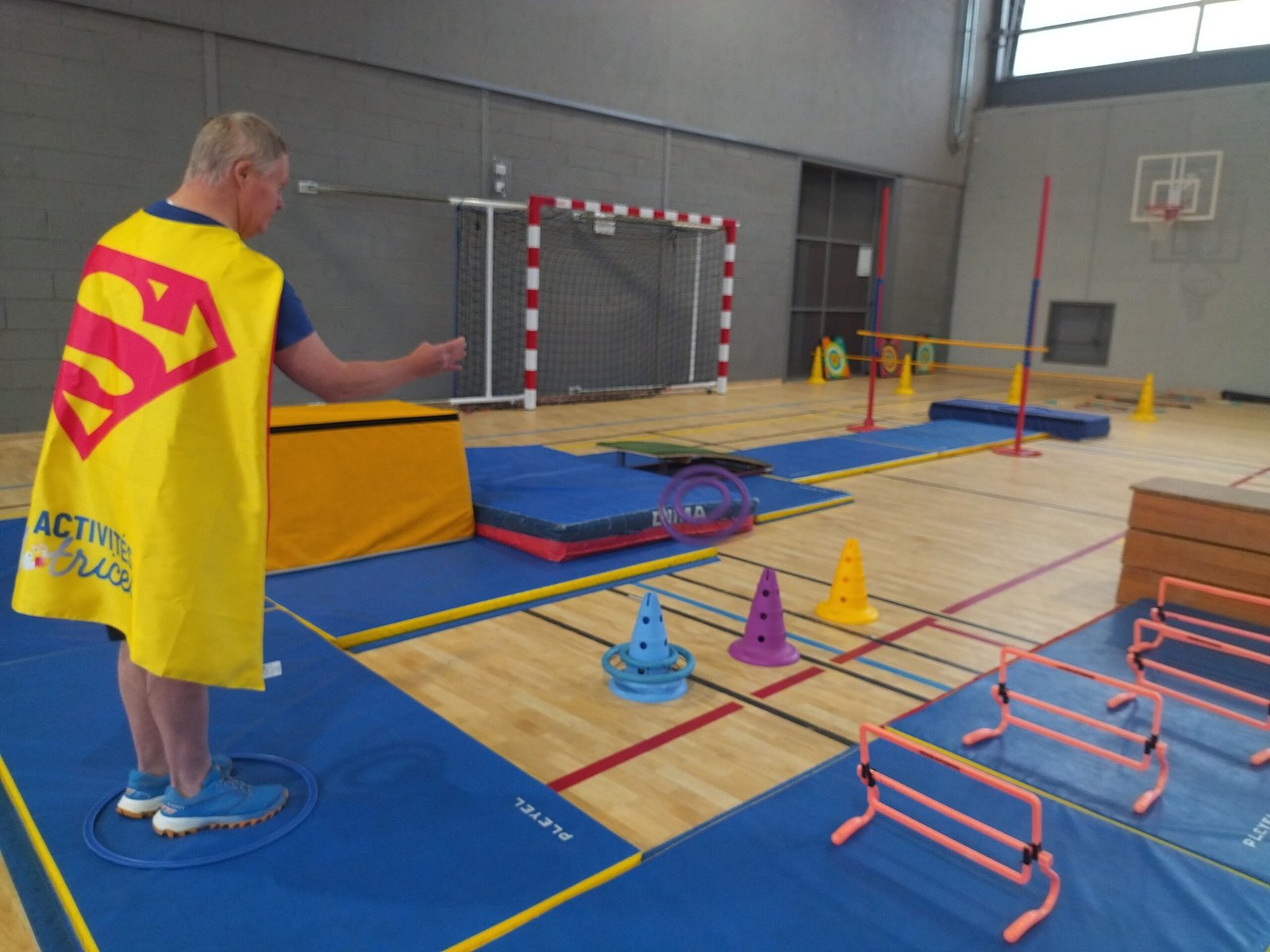 Activités motrices Forcalquier Super Héros