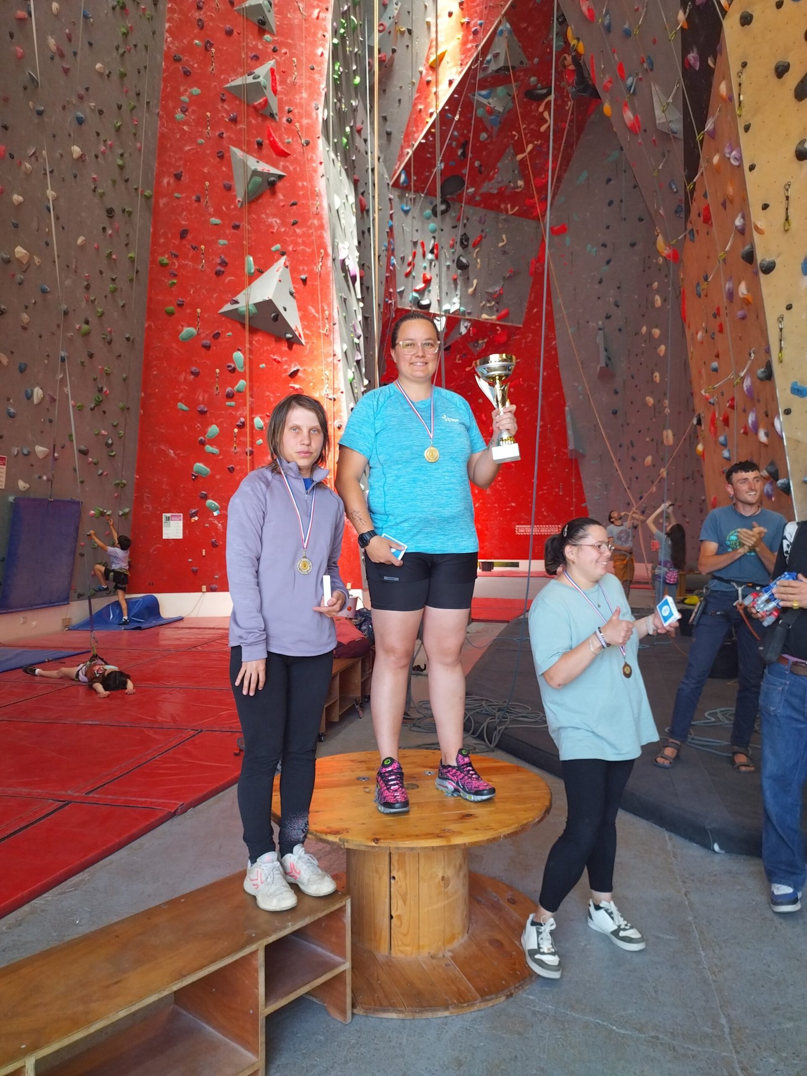 Podium escalade